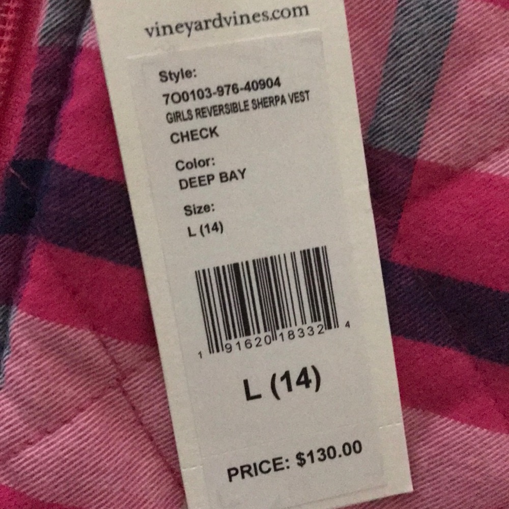 Vineyard vines girls vest L - Picture 4 of 6